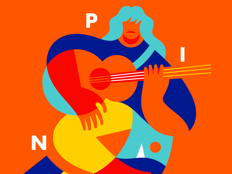 Example of Sció, tribute to Pino Daniele.