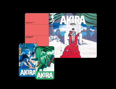 Akira Website Concept akira anime branding clean design flat illustration manga minimal movie site typography ui uidesign uiux ux web website website design