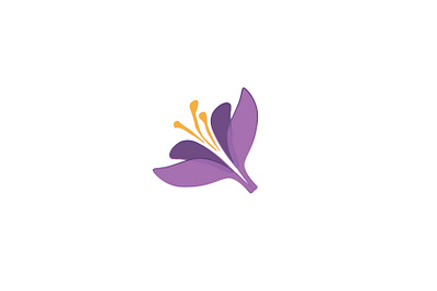 Saffron Flower Logo Icon branding color cook cooking delicate flower fragrance icon iran logo luxurious luxury minimal persia persian saffron seasoning spice symbol transparency