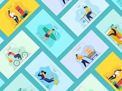 scene illustrations sports work