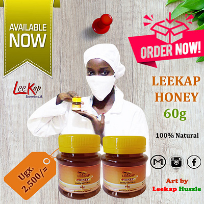 LEEKAP HONEY 60g ad branding honey leekap social media social media ads social media marketing socialmedia