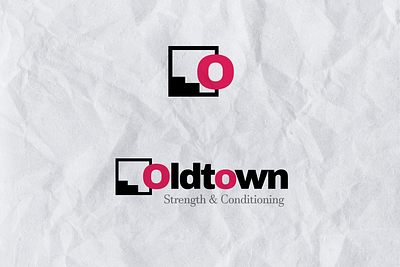 Logo for 'Oldtown -Gym'. graphic graphicdesign logo logo design visual visual identity