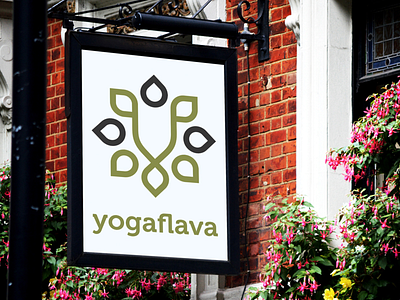 Logo design for Yoga Studio branding design graphic design illustration logo typography vector