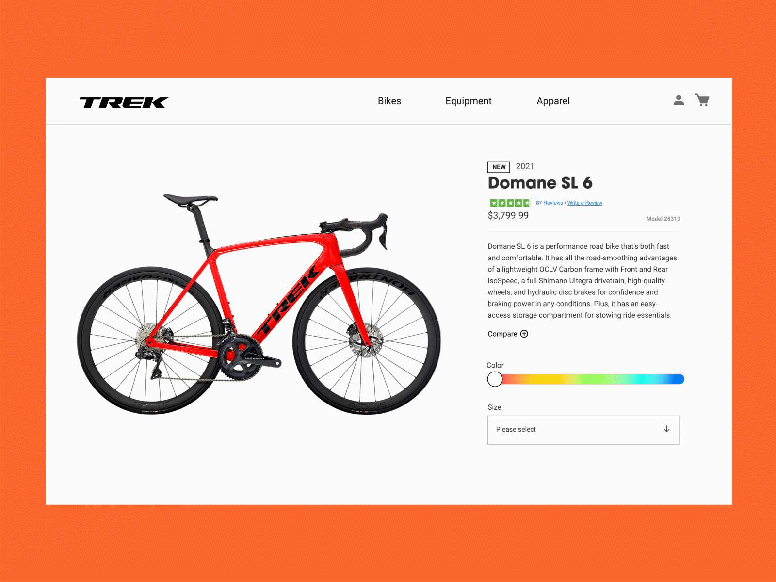 Any Hue Yue Need bike e comerce product design uiux ux
