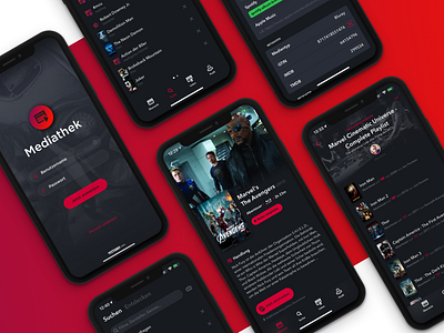 Mediathek for iOS app bluray collector design development ios movie swift ui ux vastarmy