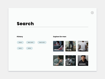 Clothing Search Web Interface 022 clothes clothing dailyui design designer designs interface interfacedesign minimalism search search results searching ui uidesign ux ux design webdesign website