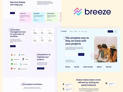 Breeze Branding branding graphic design logo ui ux