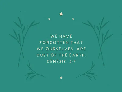 Laudato Si' - 2 branding genesis illustration laudatosi