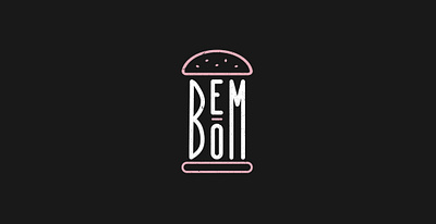 Bem Bom - Burger Logo brand branding burger food identity logo logo design restaurant