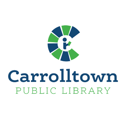 Carrolltown Public Library brand identity branding library