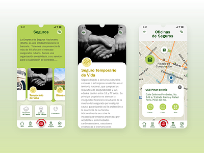 App SegurMovil adobe illustrator adobe photoshop adobe xd android cuba design ensurer ios map ui ui ux