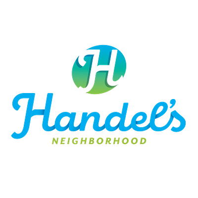 Handel's Neighborhood Association brand identity logo youngstown