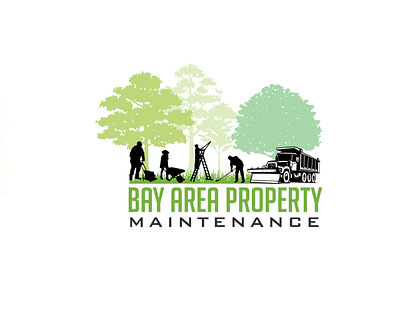 Bay Area Property Maintenance logo design flat illustration illustrator lettering logo logo design minimal retro badge vector