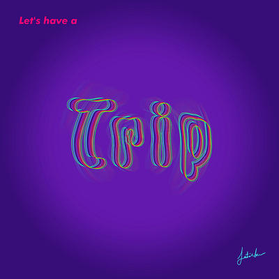 Trip in lockdown behance dribbble graphic design illustration illustrator trippy visual art weed