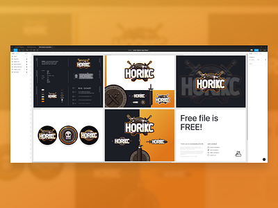 eSports Source File - Freebie branding design figma file free freebie freebies icon illustration logo template typography vector