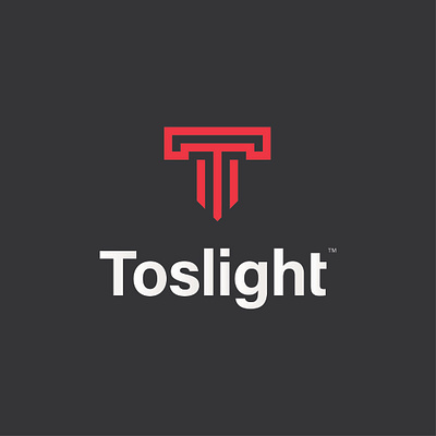 Toslight logo app branding icon illustration letter letter t letters logo logo design logo mark logotype t t logo template travel type web
