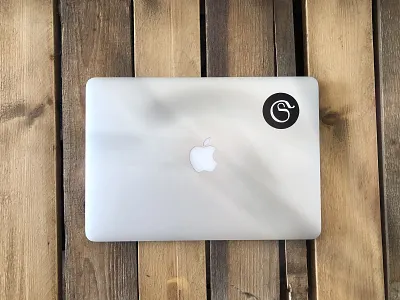 SEVN_STICKER brand design font lettering logo logotype macbook mark sticker type typography