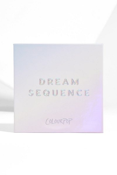 This Is Not A Dream: Dream Sequence Palette branding campaign colourpop cosmetic packaging cosmetics creativedirection packaging packagingdesign photoshoot product shot