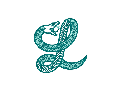 Locality Store badge brand branding design illustration l line logo merch monogram monogram design monogram letter mark scales snake snake logo snakes vector