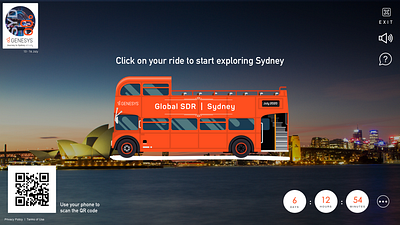 VR Bus Tour - Genesys SDR2020 Summit branding design ui ux website