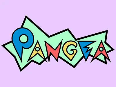 Pangea Rugrats Typography branding cartoon handmade font handmadetype illustration lettering pangea pangea connects rugrats typogaphy vector wordmark