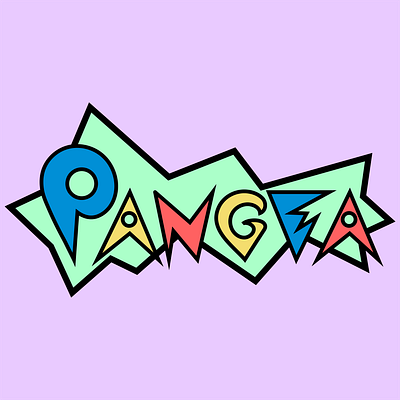 Pangea Rugrats Typography branding cartoon handmade font handmadetype illustration lettering pangea pangea connects rugrats typogaphy vector wordmark