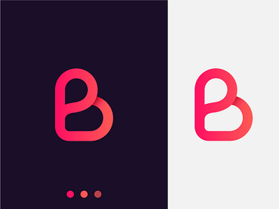 Letter B - Logo design 3d abstract app logo brand identity branding business logo colorful logo creative custom logo gradient icon illustration letter b letter logo logo logo design logo designer mark minimalist vector