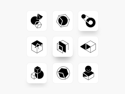 #Magic data Icons app black white blur branding design digital flat geometic icon illustration magic minimal minimalism monochrome shadow simple design vector web