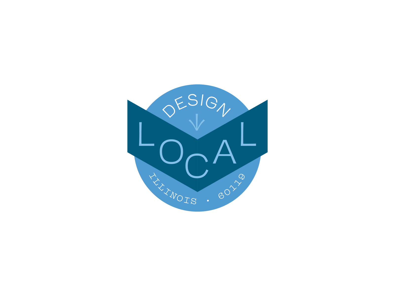 Design Local Logo Concepts banner branding chicago design gif graphic design identity local logo small business type typography