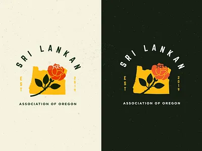 Sri Lankan Association of Oregon (2) adobe illustrator branding digital art graphic design heritage identity design illustration logo oregon pdx pnw sri lanka vector