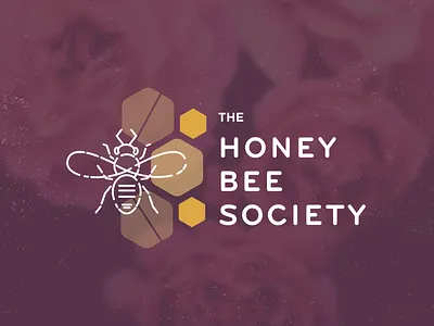 The Honey Bee Society bees branding education environmental garden graphic design identity design illustration logo nature illustration nonprofit pnw portland vector