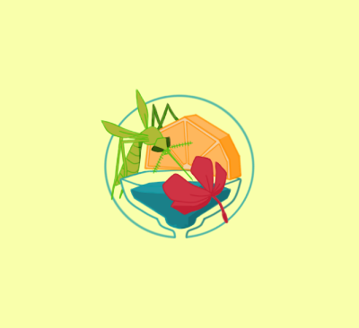 Mosquito-rita Badge badge design dribbbleweeklywarmup geometric insect