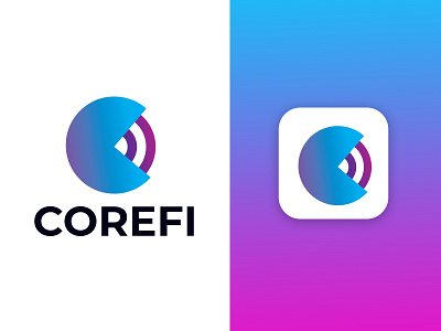 COREFI modern technology c letter logo design app brand identity branding c letter logo c logo c logo design c modern logo corporate creative design gradient logo logo branding logo design logo designer logo designs logo trends 2020 modern logo technology