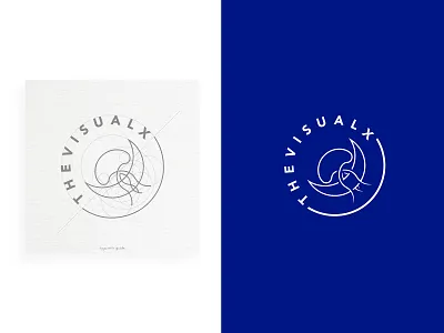 The Visual X Logo brand branding design guides identity design identitydesign logo logo design logodesign thevisualx