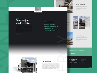 Synergy Architecture Studio Website animation architect architecture building commercial developer development engineer interface minneapolis minnesota mn property real estate ui web web design