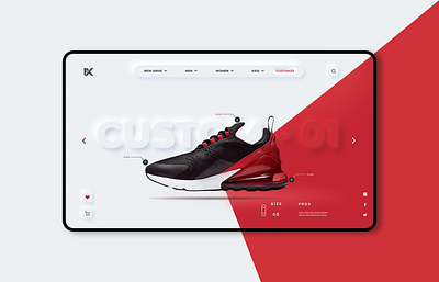 Knack Shoes Collection Landing Page Website Design 2020 trend app design branding and identity concept creative dribbble best shot landing landing page design landingpage landingpagedesign redesign ui design uidesign uiuxdesign ux web design webdesign website design concept