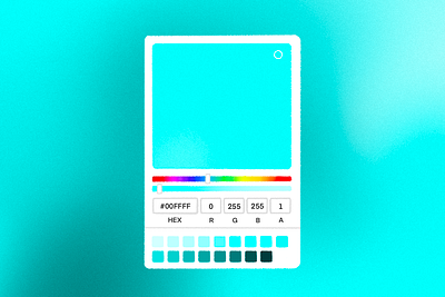 "What’s the Meaning of Cyan Color and How to Use It in Design?" blog post design digital agency illustration ipad marketing procreate