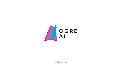 OGRE AI - Logo Exploration app brand and identity branding design illustration logo vector