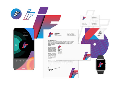 Ideaflick branding design logo stationery