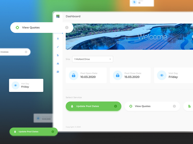 Pool Management System - Web App by Springs on Dribbble