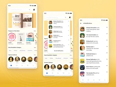 Acrid Book- Concept of the virtual reading platform. Screen- 01 book branding colour creative design minimal online platform reading typography ui ux