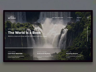 Travel Landing Page animation app design free psd green illustration landing page minimal minimalism popular tour tourist travel travel app travelling ui ux ui visual design webapp design webdesign website design