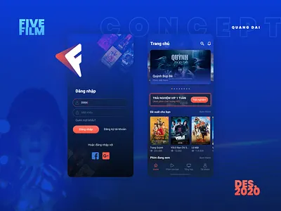 Design Ideas For Film Applications app application ui design figma film flat icon ui design ux ux ui weekend