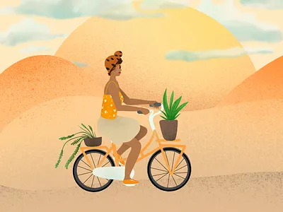 Ridding digital illustration illustration illustrator procreate