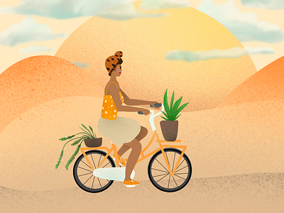 Ridding digital illustration illustration illustrator procreate