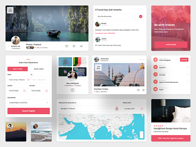 Travelbook travel ui ux web app web design