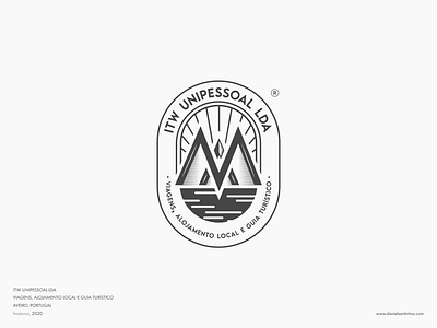 ITW // logofolio aveiro badge badge logo badges compass freelancer graphic designer into the wild itw logo logo design logofolio logotype mountain reflect sea sun wild wild animal wildlife