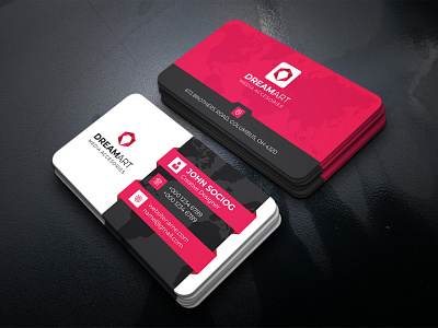 Business Card Template brand branding business card card corporate creative design identity invitation modern print design stationary template visiting card