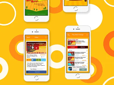 Radio Mirchi android app app design ios app mobile app mobile app design mobile ui portfolio queppelin uidesign