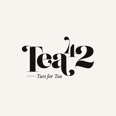 Tea42 Logo Design branding identity logo logodesign type typography